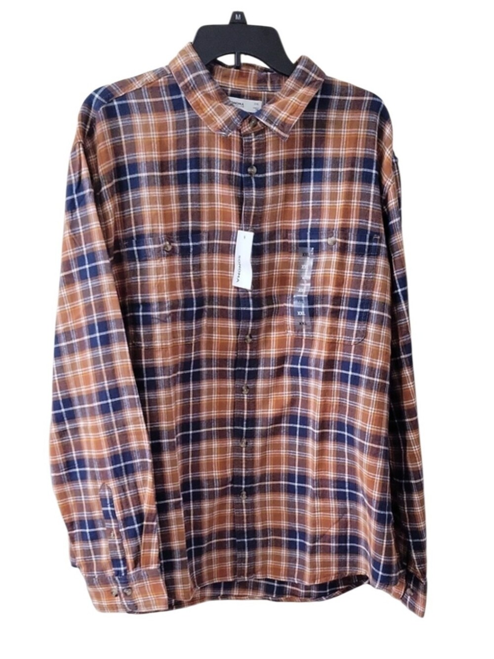 Sonomo Goods For Life Men's Supersoft Flannel Long Sleeve Button-Down Shirt